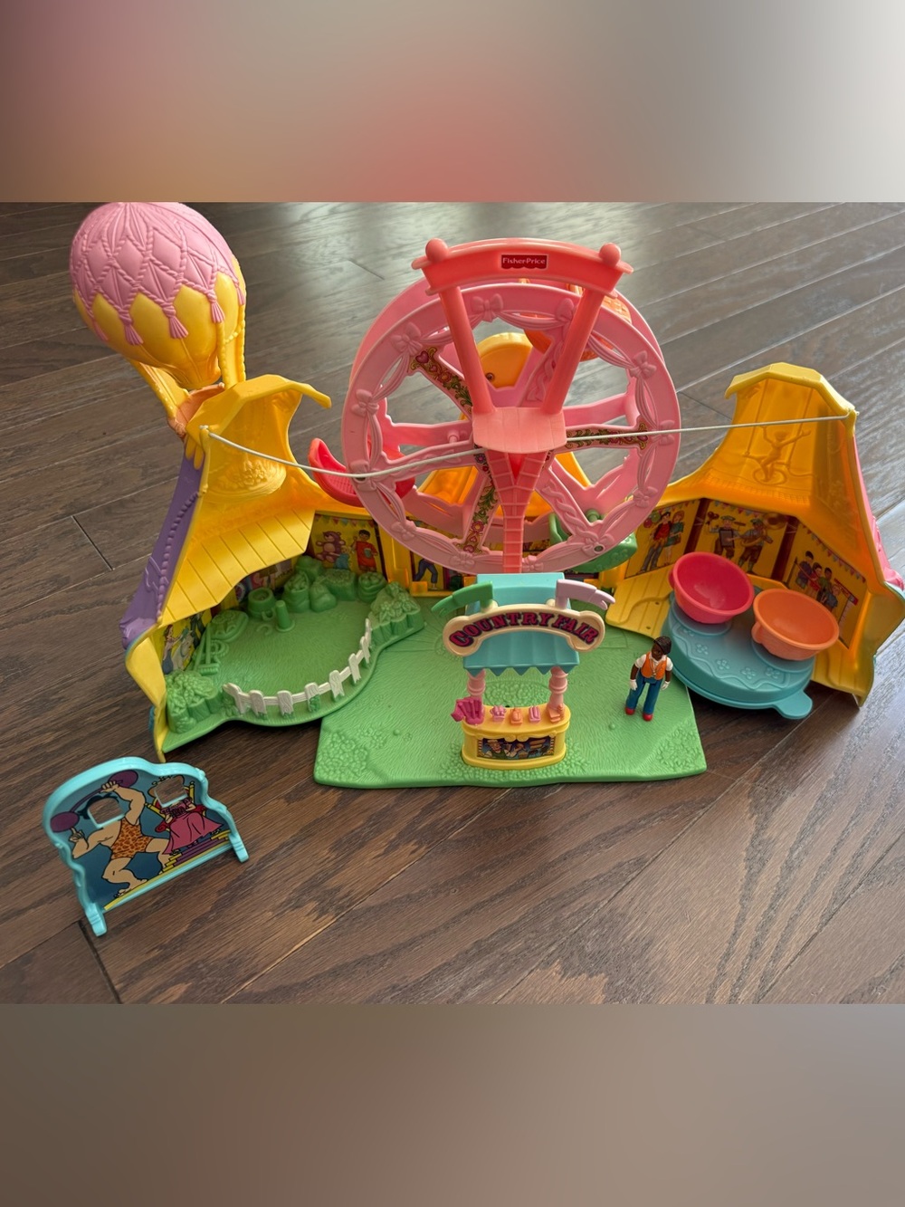 Vintage Fisher-Price Sweet Treats Country Fair Carnival Play Set Balloon